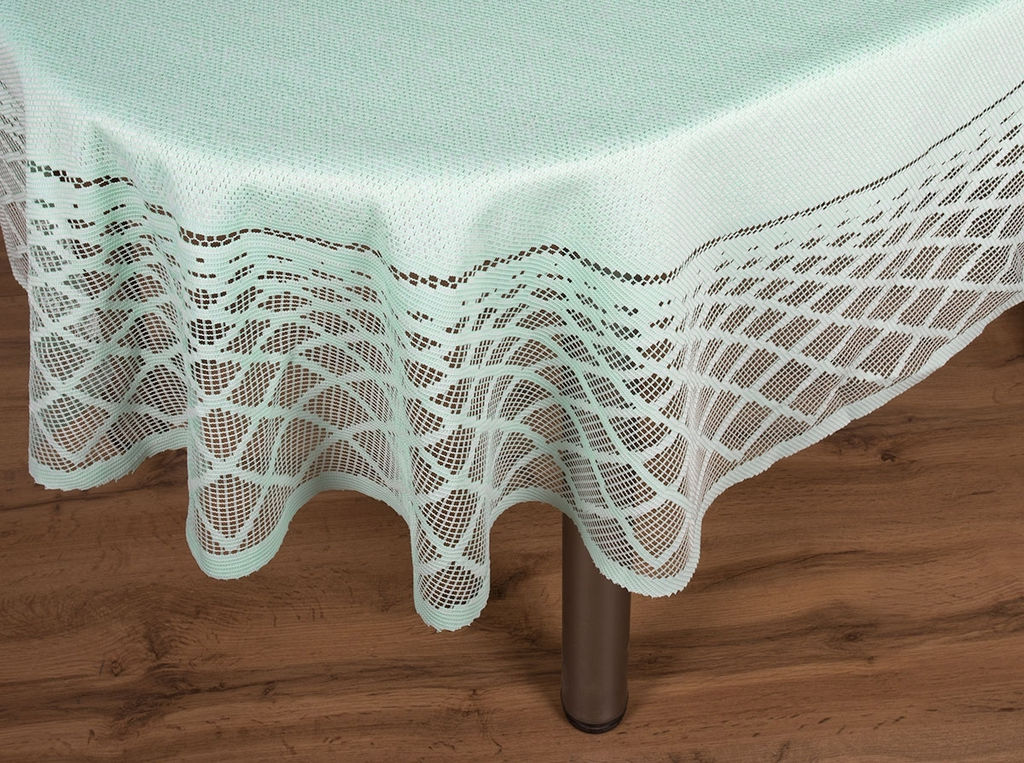 Скатерть декоративная Д228Кб 2967 лунный нефрит d1.55 м рис. Д228Кб