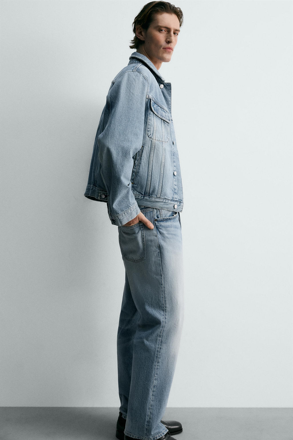 RELAXED FIT LIMITED EDITION JEANS - Zara фото 16