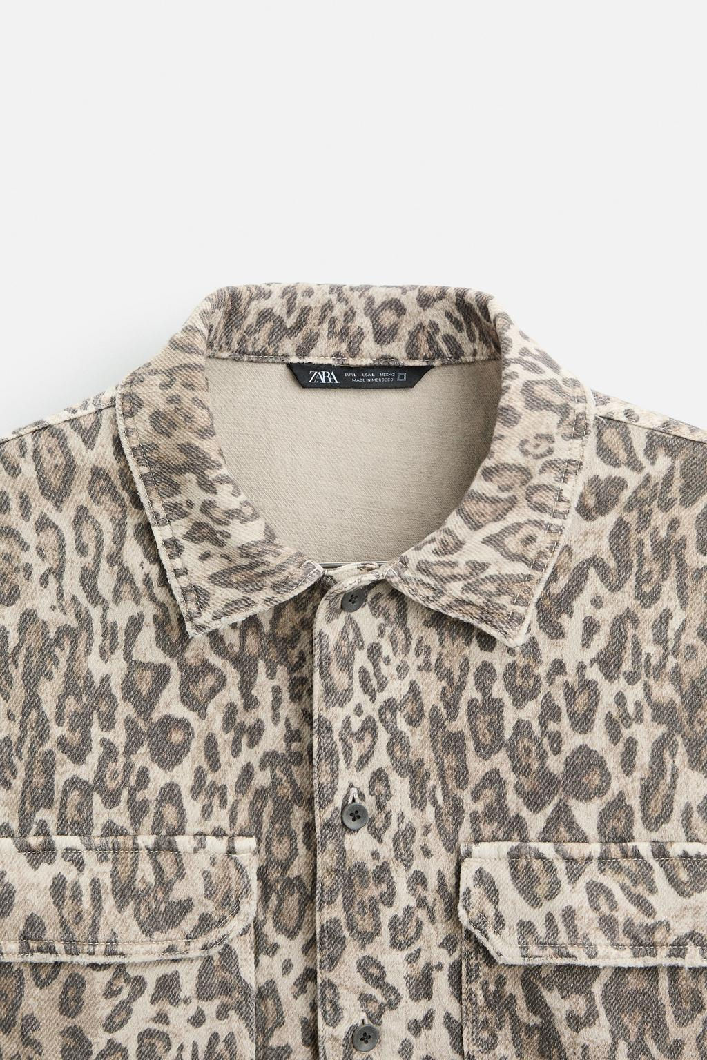 LEOPAR DESENLI GOMLEK - Zara фото 4