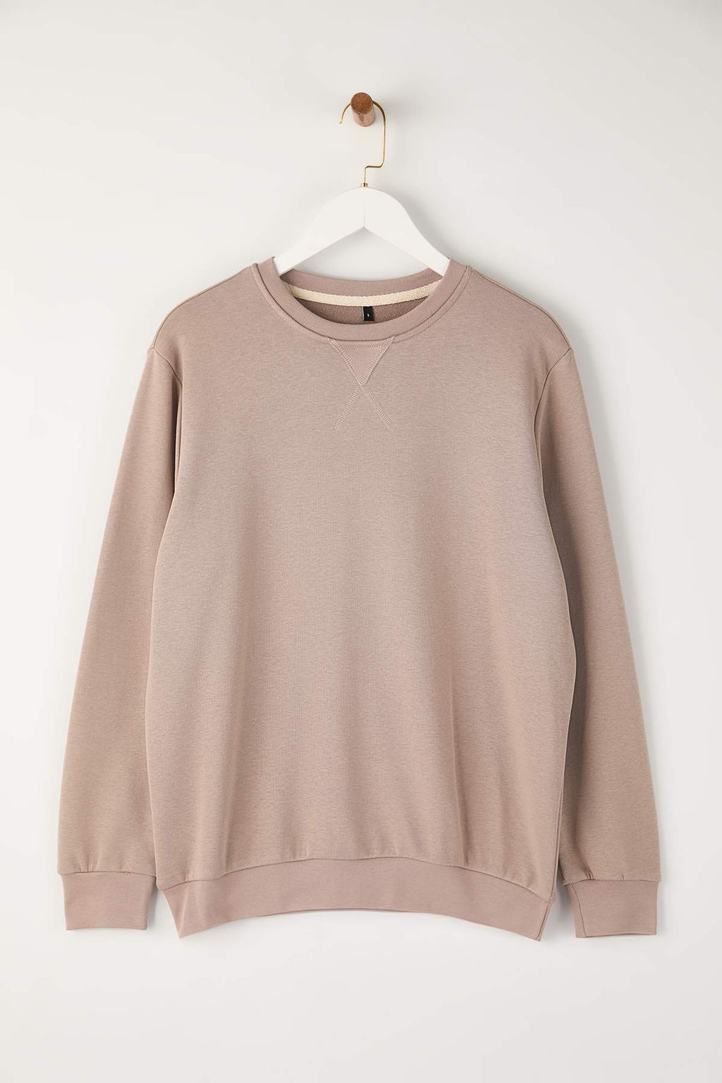 Indigo Rahat Kesim Basic Bisiklet Yaka Sweatshirt TMNAW26SW00060 - Trendyolmilla фото 4