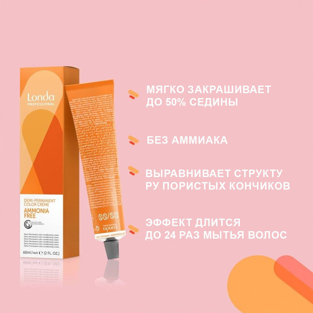 Интенсивное тонирование 10/81 яркий блонд перламутрово-пепельный Londa - Londa professional фото 3