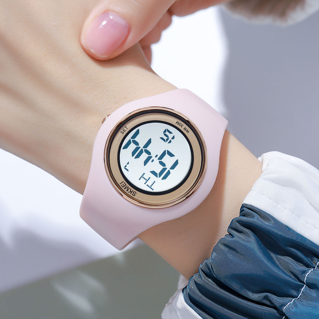 Часы наручные Skmei женские электронные спортивные 2026pink
