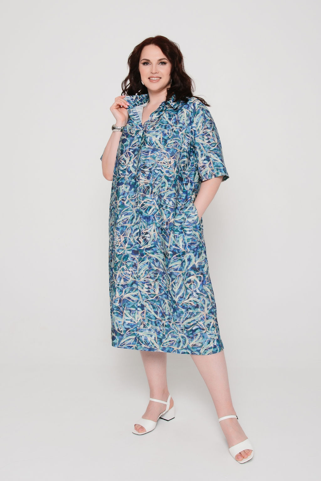 штапель 100% вискоза Платье - Prima linea фото 5