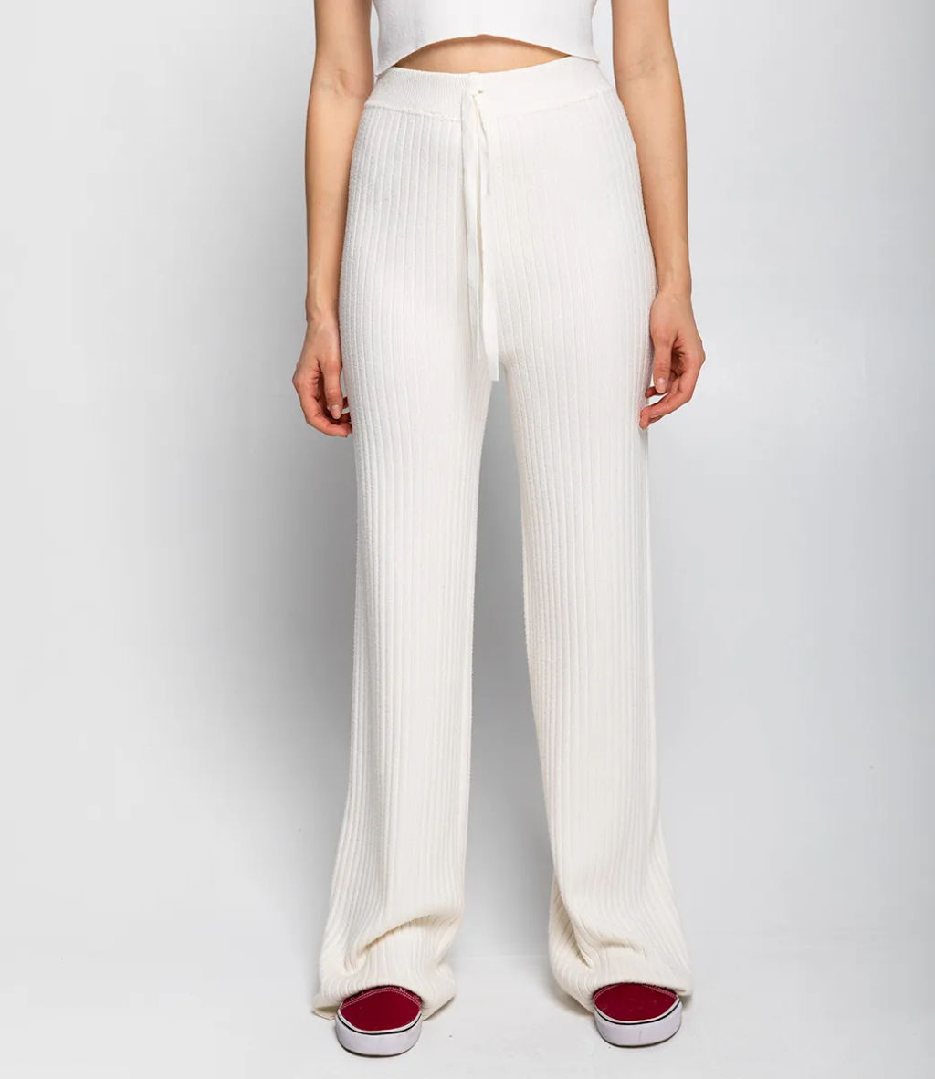 Брюки #КТ30600, молочный