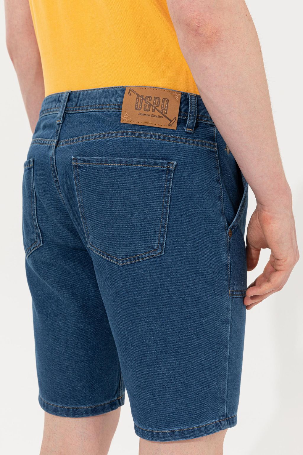 U. S. Polo Assn Мужские синие джинсовые шорты - U.s. polo assn фото 7