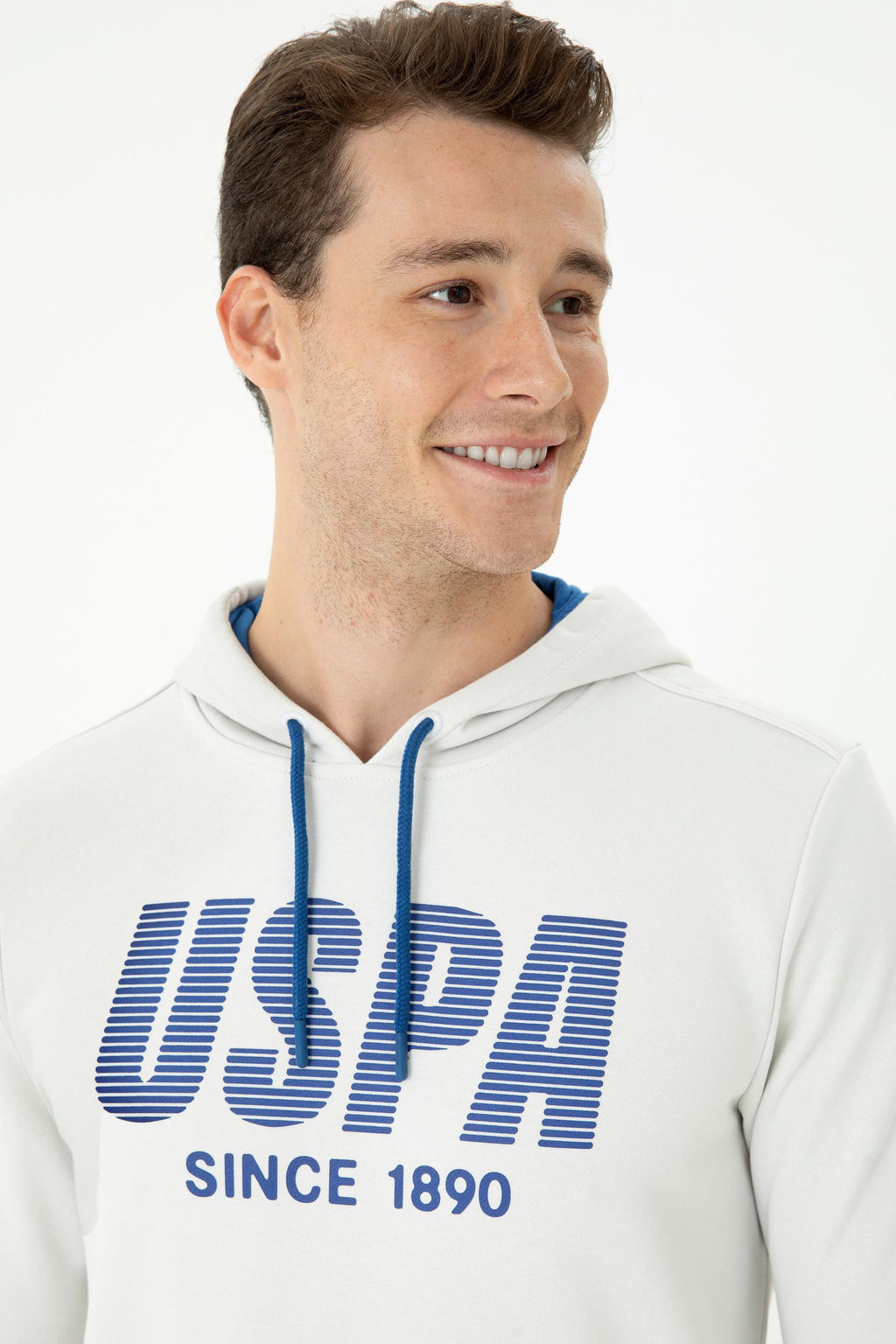 U. S. Polo Assn Мужская толстовка с капюшоном и камнем - U.s. polo assn фото 16