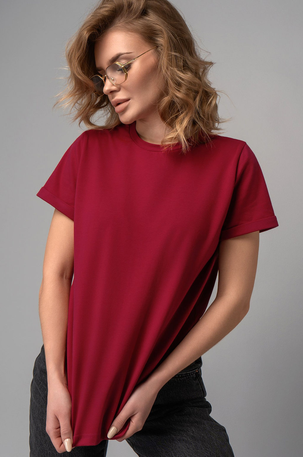 Женская базовая футболка с лайкрой Happyfox - Happy fox фото 9