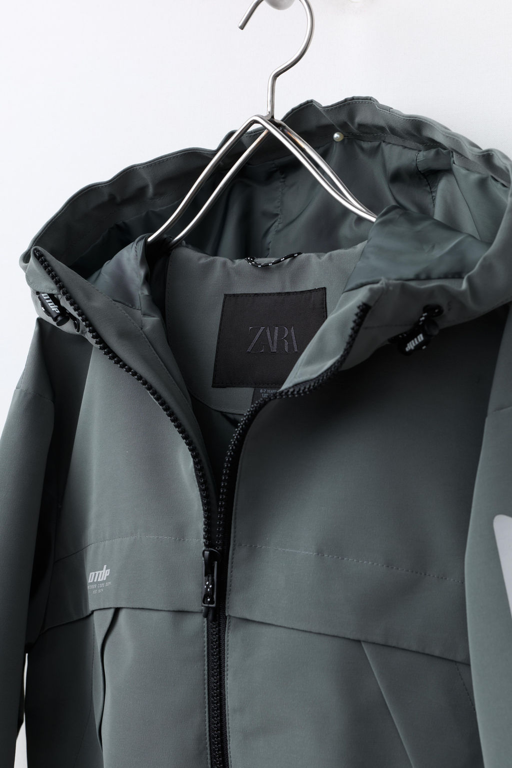 CAZADORA TEXTO WATER REPELLENT / Acero - Zara фото 12