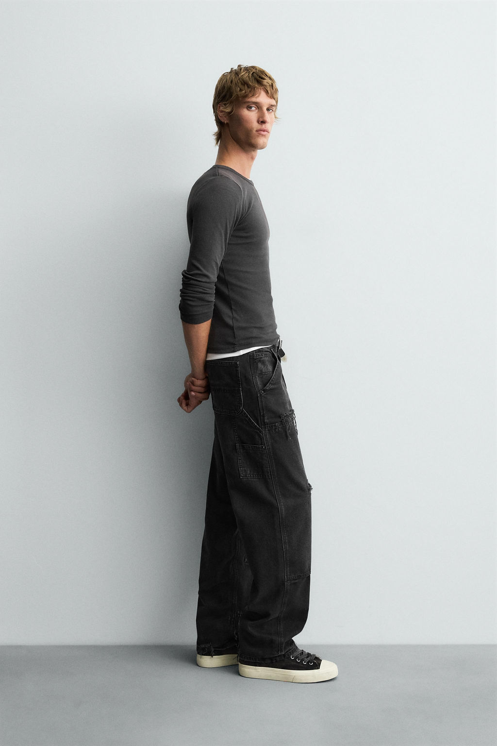 FADED CARPENTER JEANS - Zara фото 4