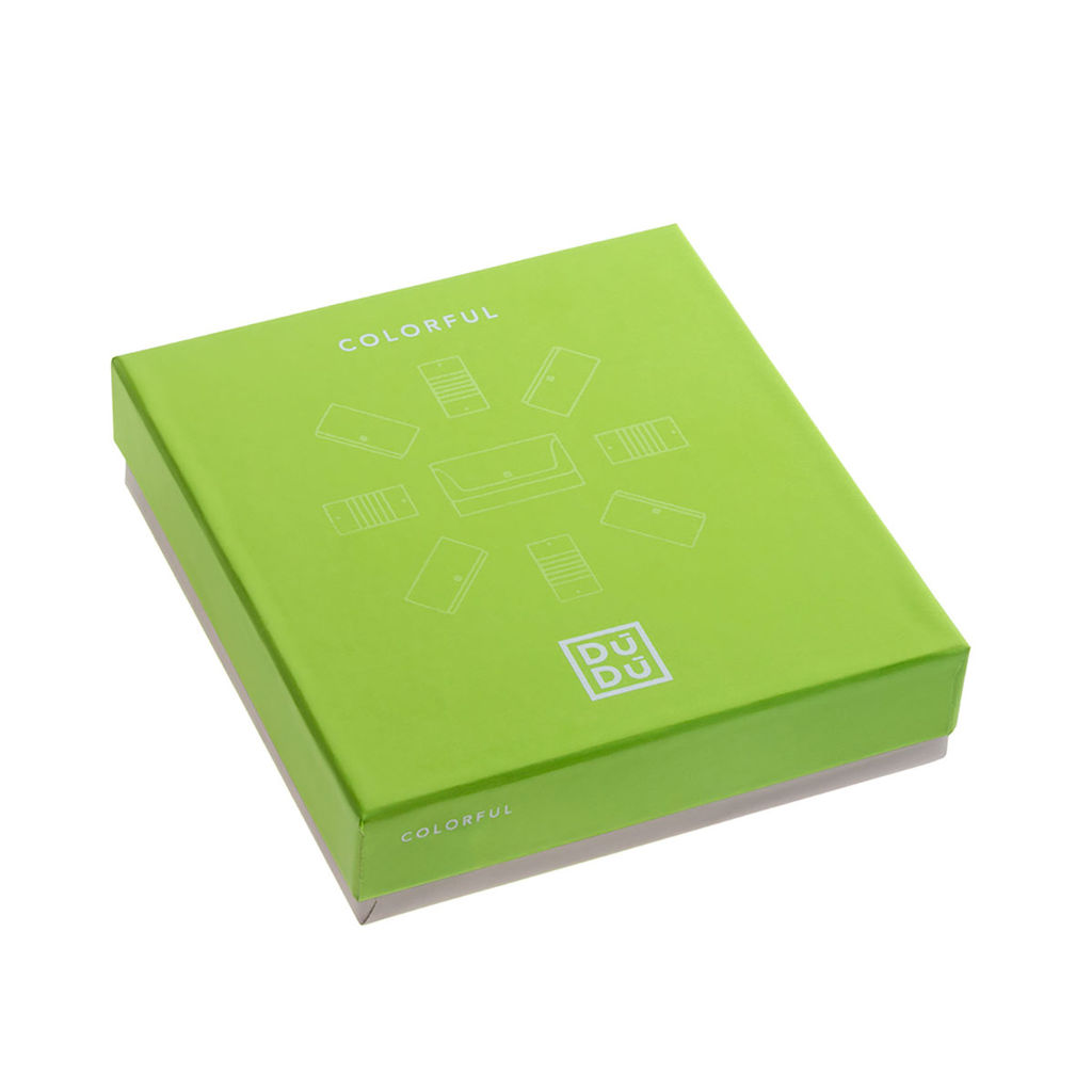 Итальянский кожаный кошелёк DuDu серии Caprera | васильковый - Dudubags фото 5