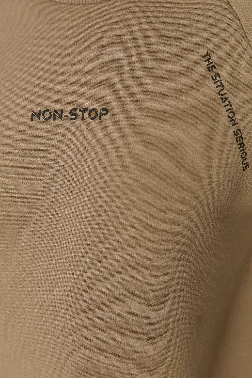 Vizon Regular/Normal Kesim Reglan Kollu Yaz? Bask?l? Sweatshirt TMNAW22SW0726