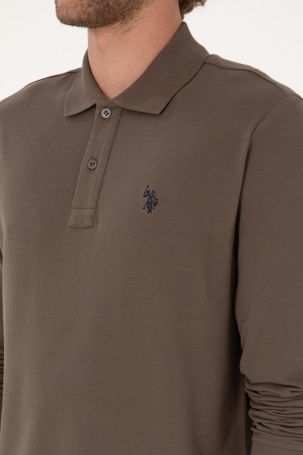 Erkek Vizon Basic Sweatshirt Sepette S_rpriz _ndirim - U.s. polo assn фото 7