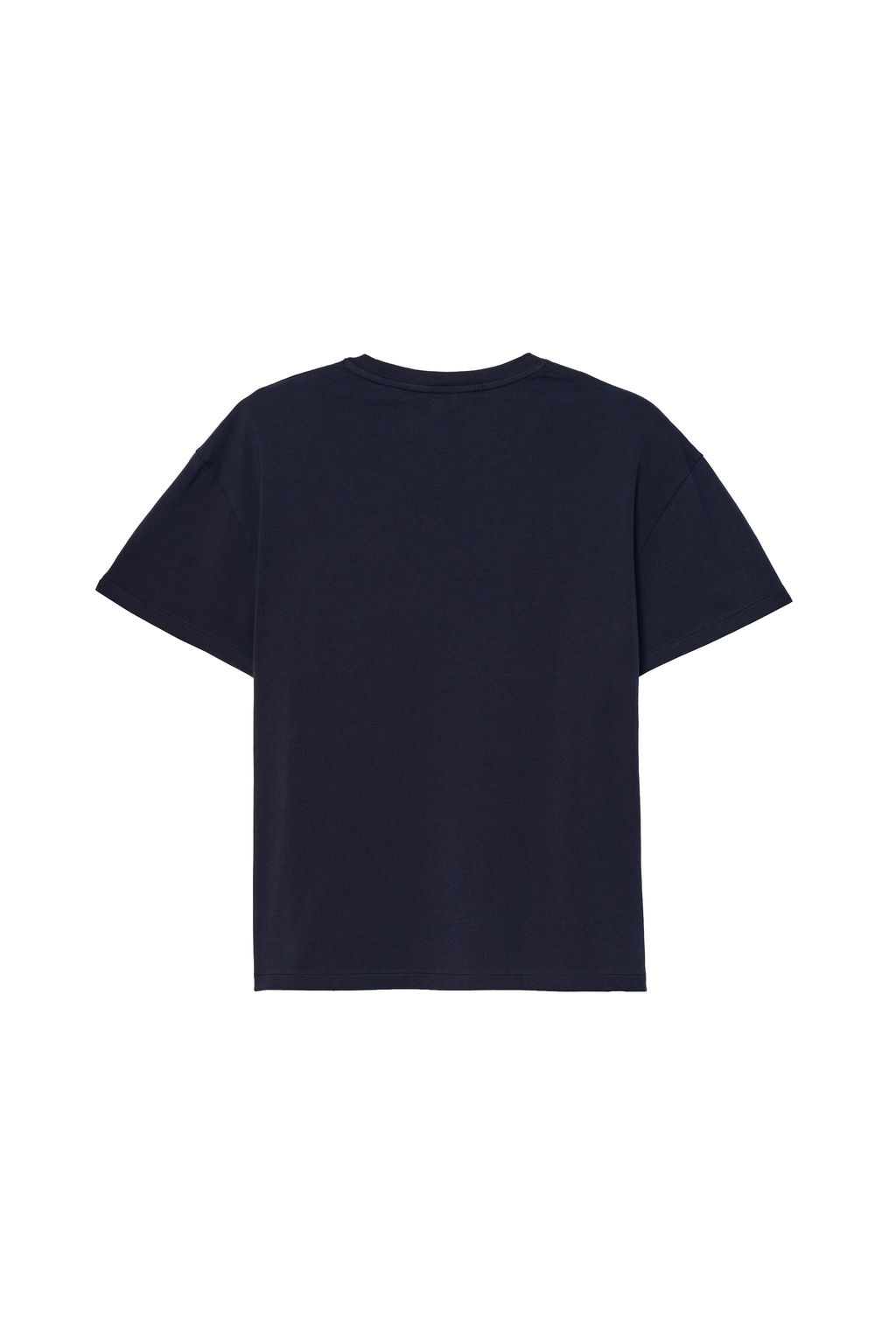 CAMISETA CROPPED FIT TEXTO AMOR / Marino