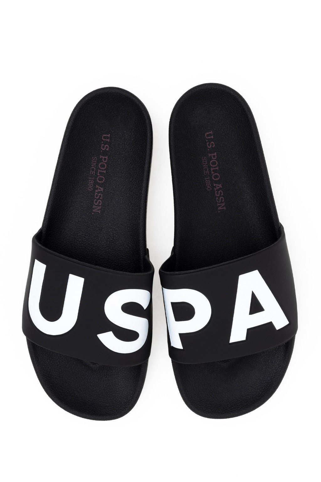 Мужские черные тапочки - U.s. polo assn фото 6