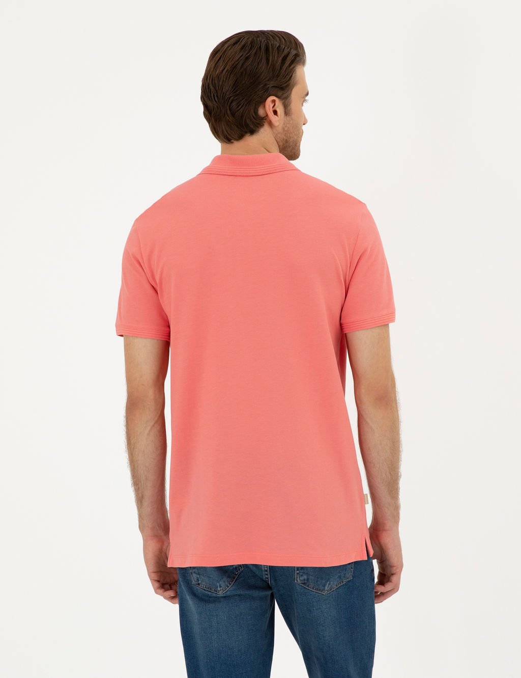 Pembe Regular Fit Basic Ti__rt