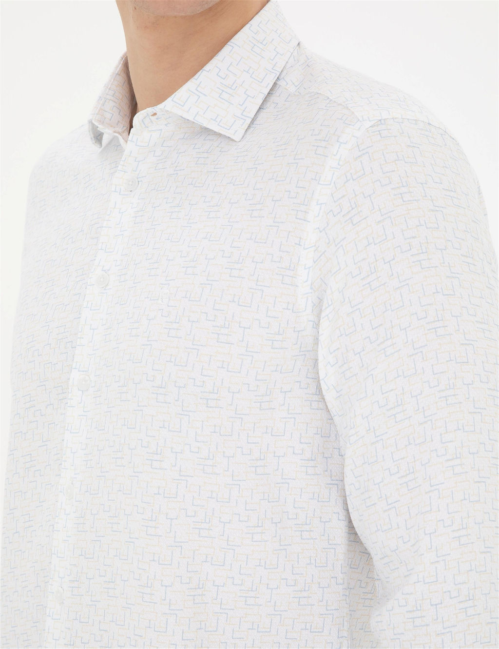 Limon Slim Fit Uzun Kollu G_mlek - Pierre cardin фото 7