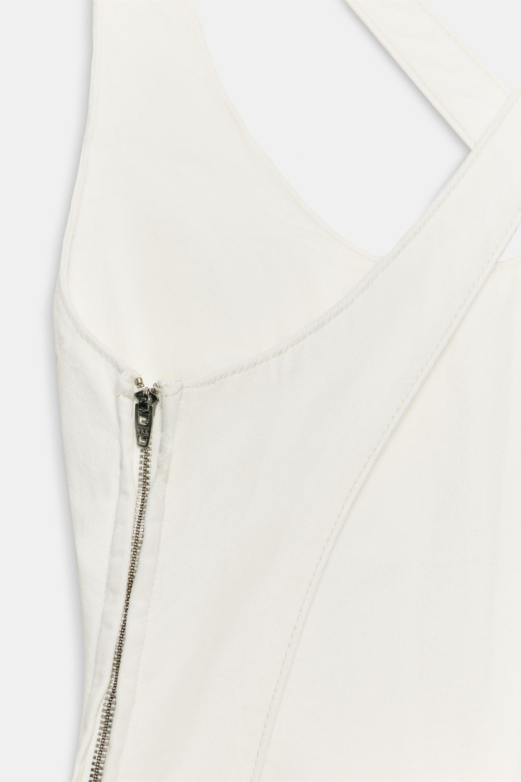 MONO DENIM TRF TIRANTES / Blanco roto - Zara фото 6