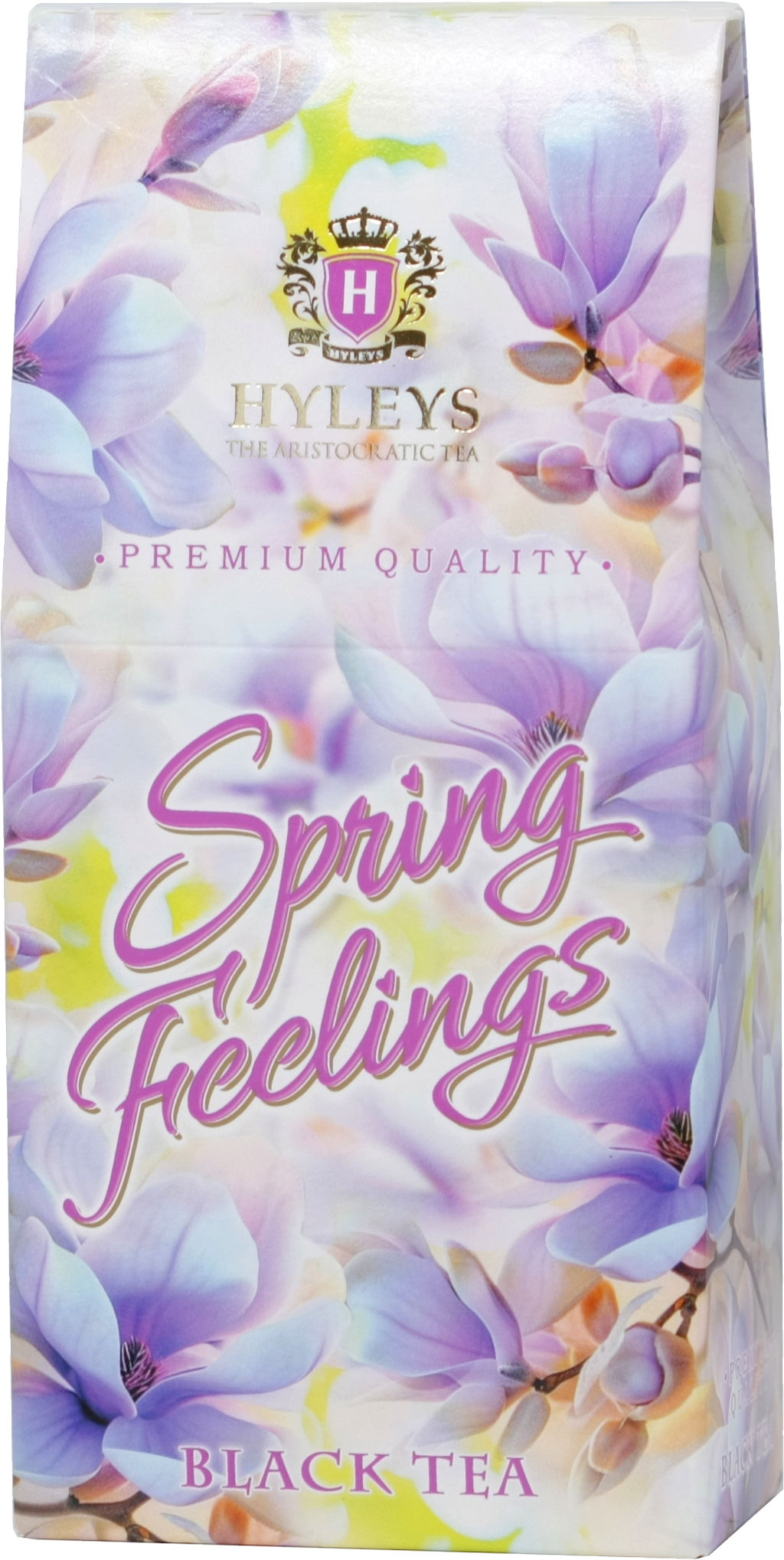 HYLEYS. 8 марта. Spring Feelings. Черный чай (фиолетовая) 50 гр. карт.упаковка