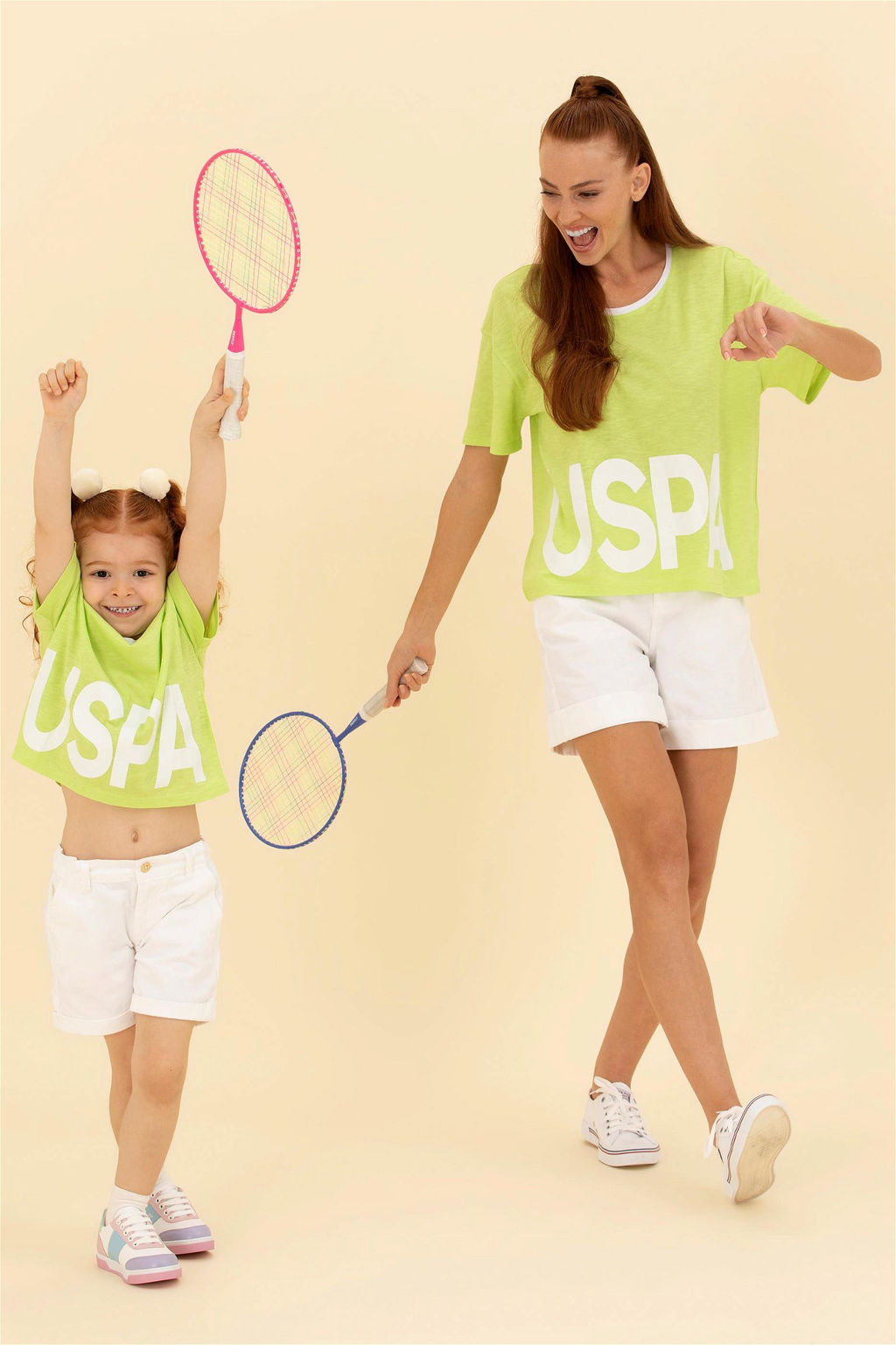 Белые тканые шорты для девочек Неожиданная скидка в корзине - U.s. polo assn фото 2