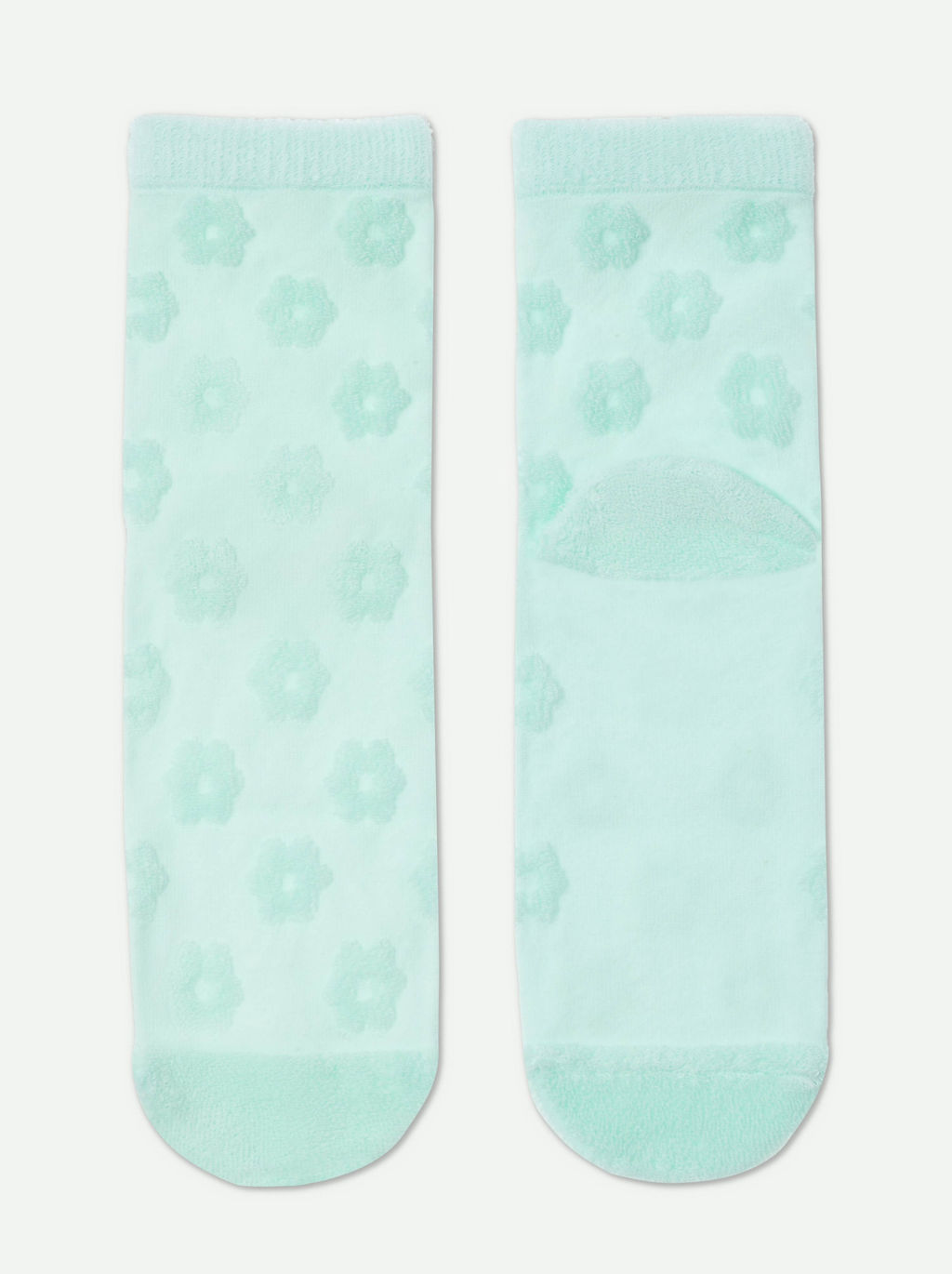 Цена за 2 пары. Носки Теплые CONTE COMFORT Махровые носки из хлопка с объемными рисунками бледно-бирюзовый - Conte elegant фото 9