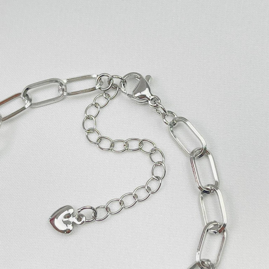 Браслет на цепочке с Жемчугом - Радуга самоцветов фото 4