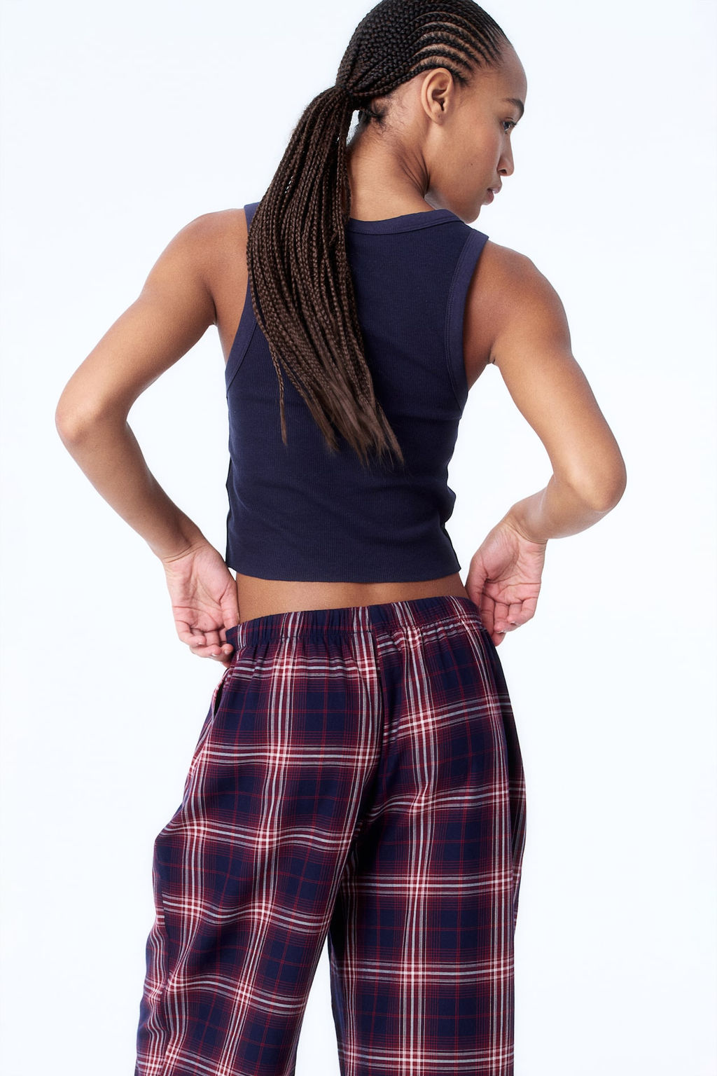 Pantalon de pijama en franela de algodon - H&m фото 3