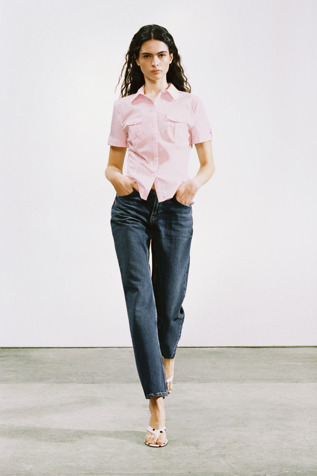 TAILORED POPLIN SHIRT - Zara фото 5