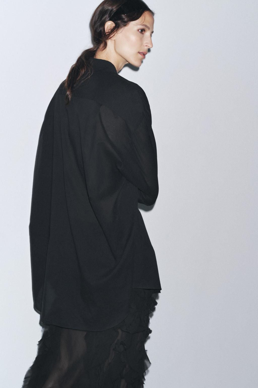 ZW COLLECTION OVERSIZE SHIRT - Zara фото 12