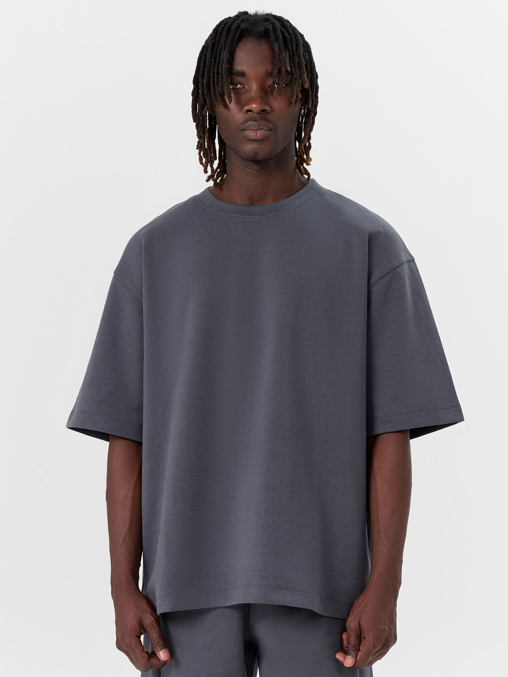 Комплект мужской серый: футболка и шорты - Mark formelle фото 3