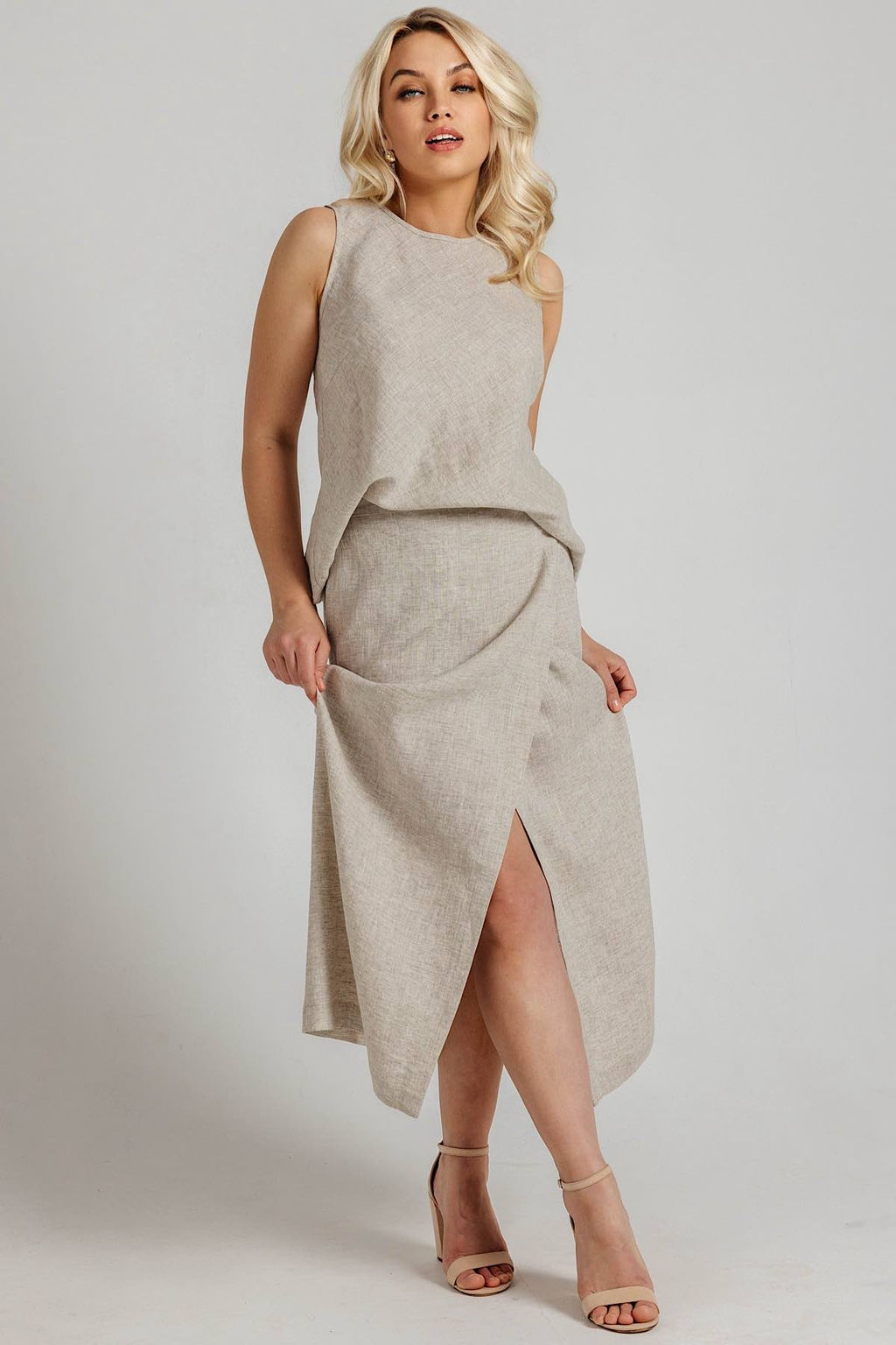 Блузка 4523/01/Бежевый - Rise фото 3