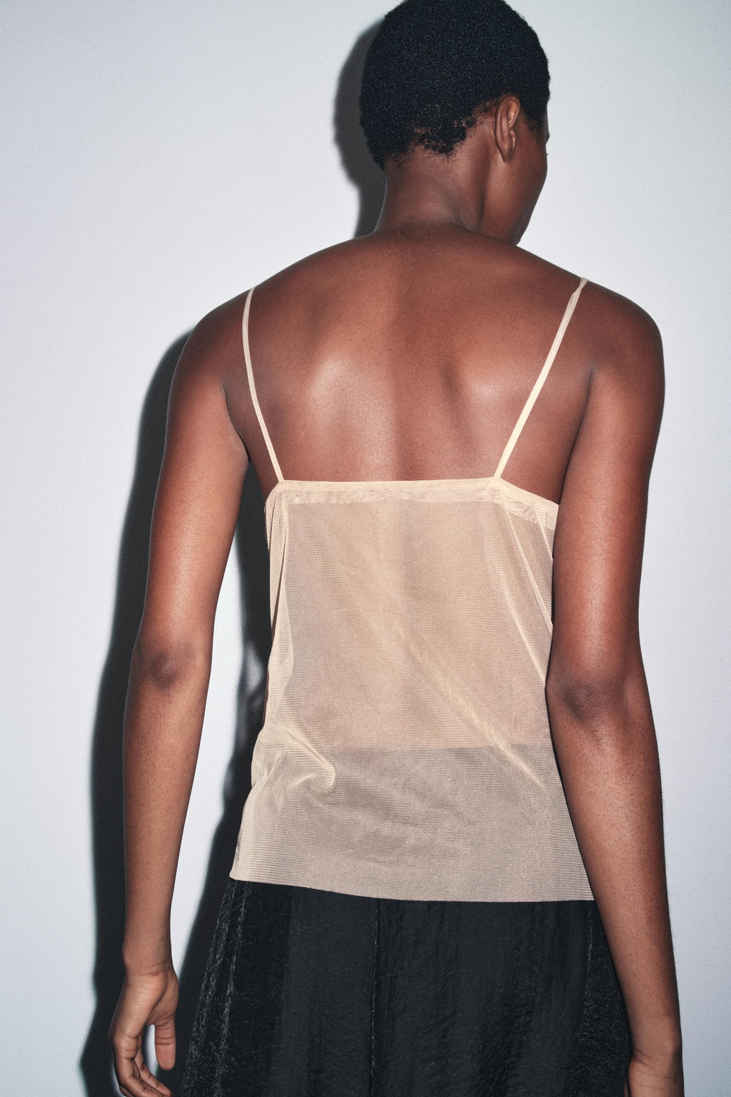 EMBROIDERED CAMISOLE TOP - Zara фото 3