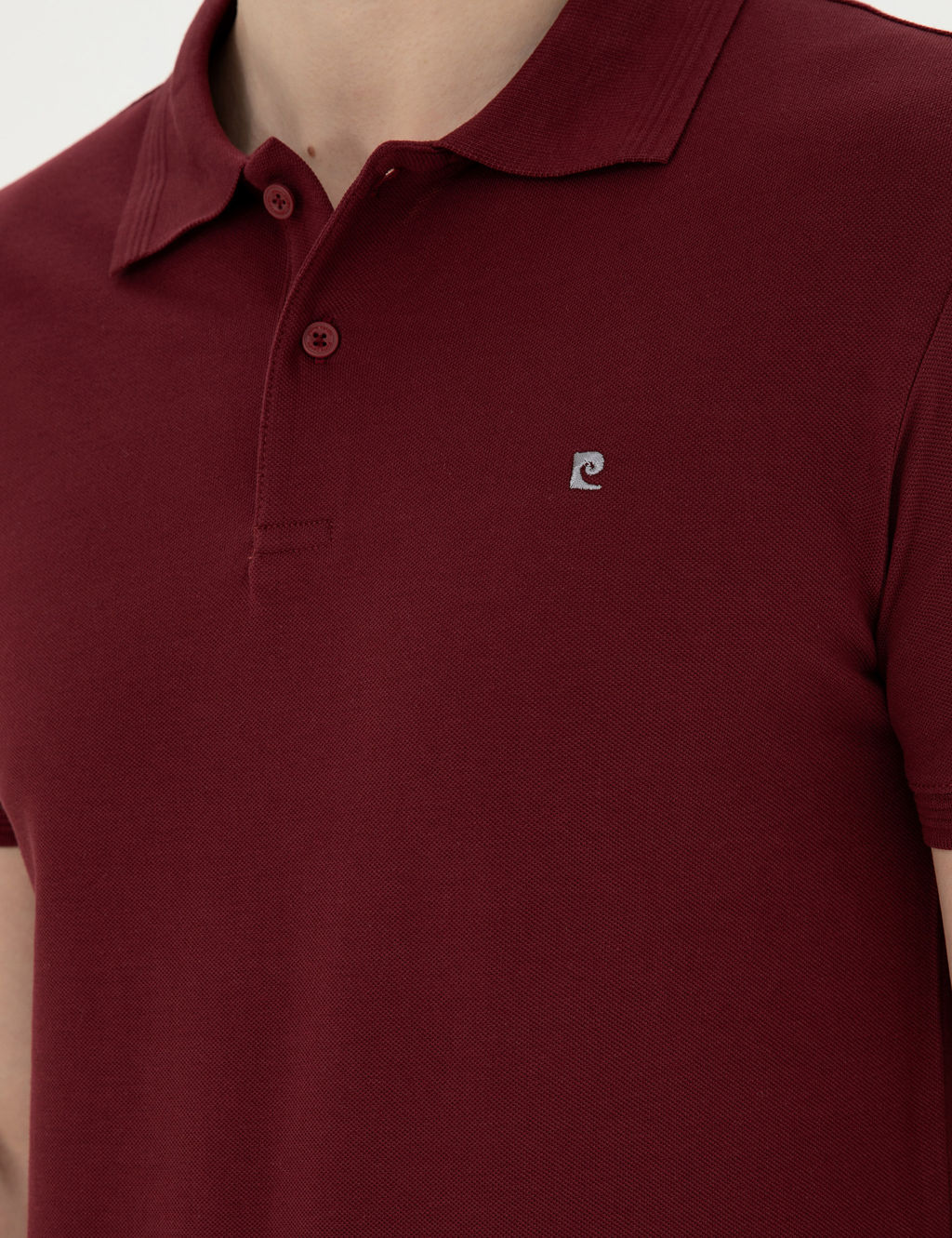 Bordo Slim Fit Basic Ti__rt