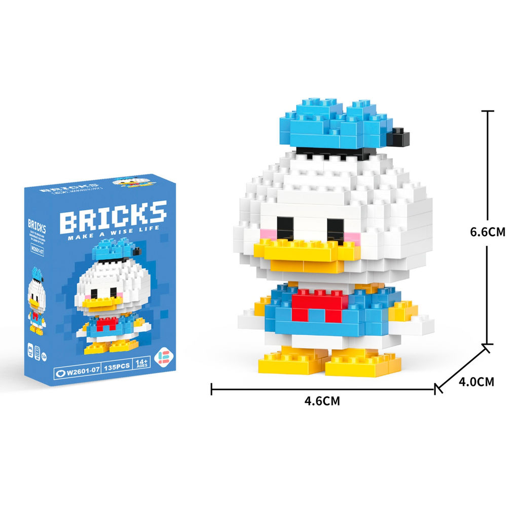 Конструктор Briks Donald №07 (135 деталей) 3 УПАКОВКИ