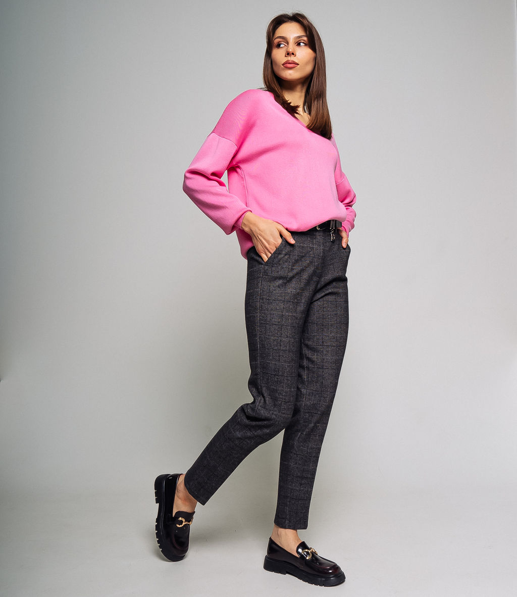 Брюки #МСК5838, серый