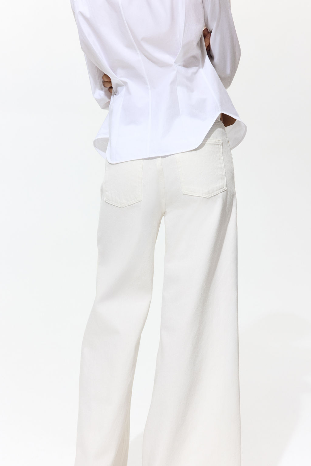 Wide High Waist Jeans - H&m фото 4