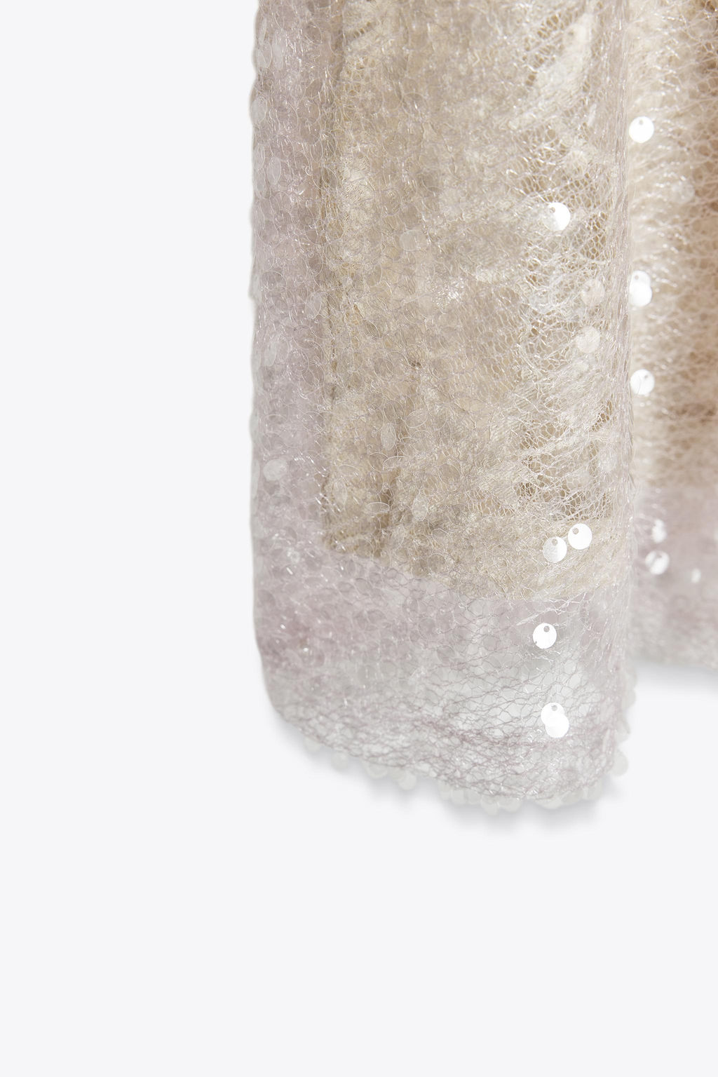 SEQUINNED KNIT MIDI SKIRT - Zara фото 4