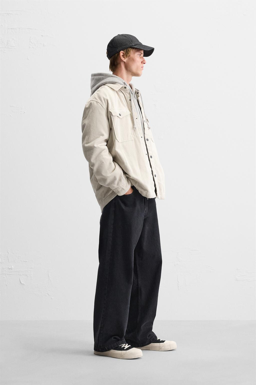 PADDED CORDUROY OVERSHIRT - Zara фото 22