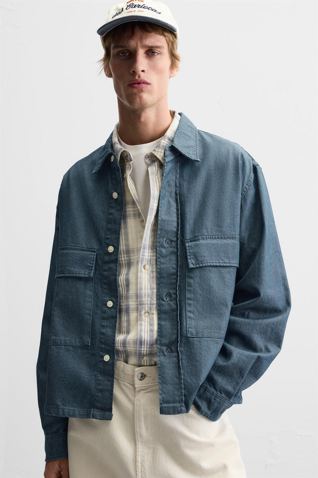 OVERSHIRT WITH POCKETS - Zara фото 5