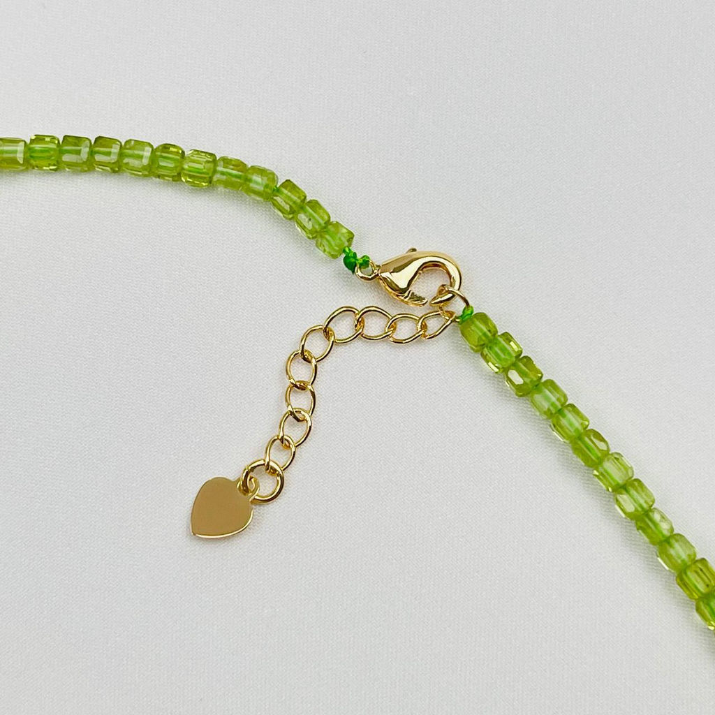 Бусы-Чокер из Хризолита 38 см +