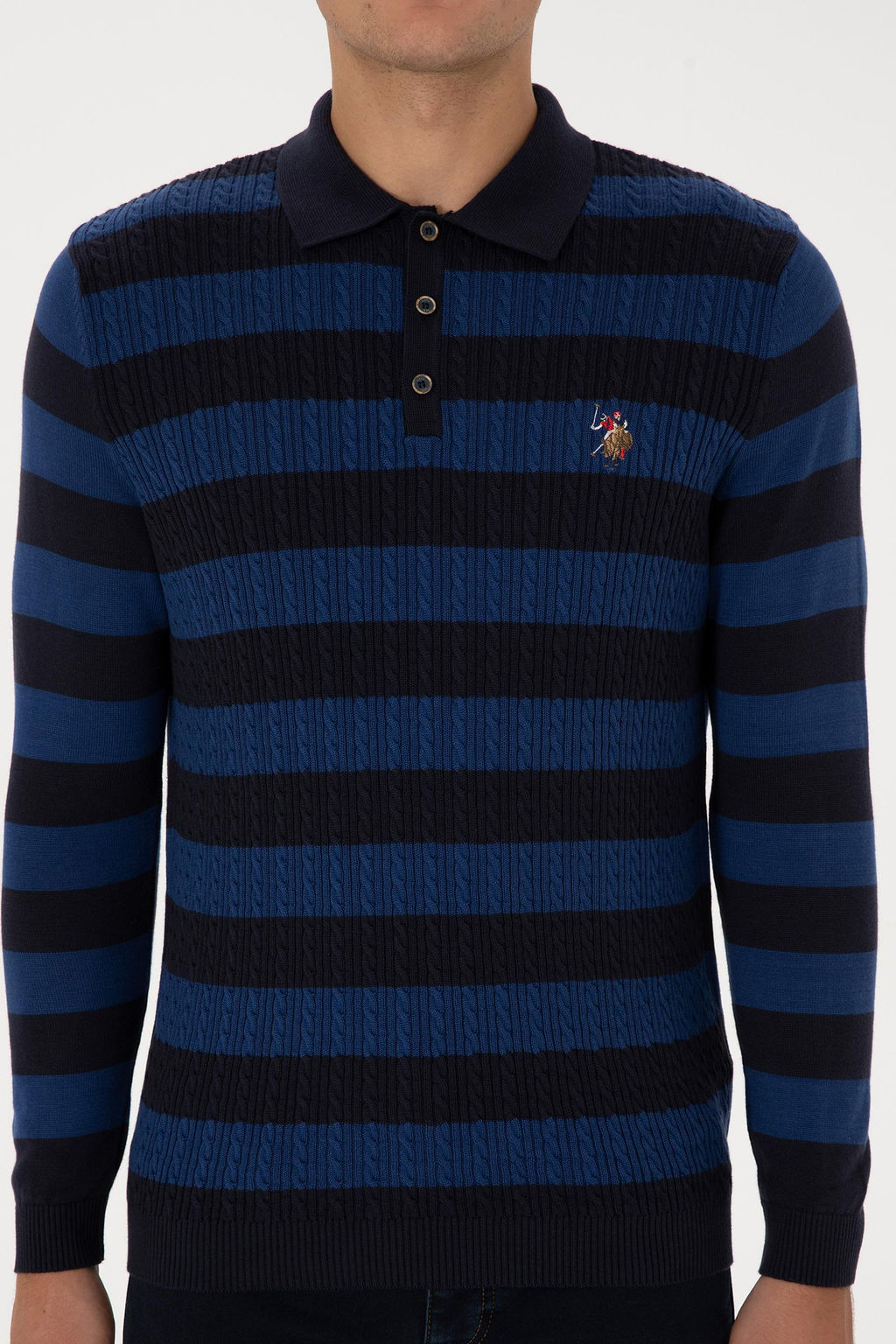 Erkek Lacivert Kazak