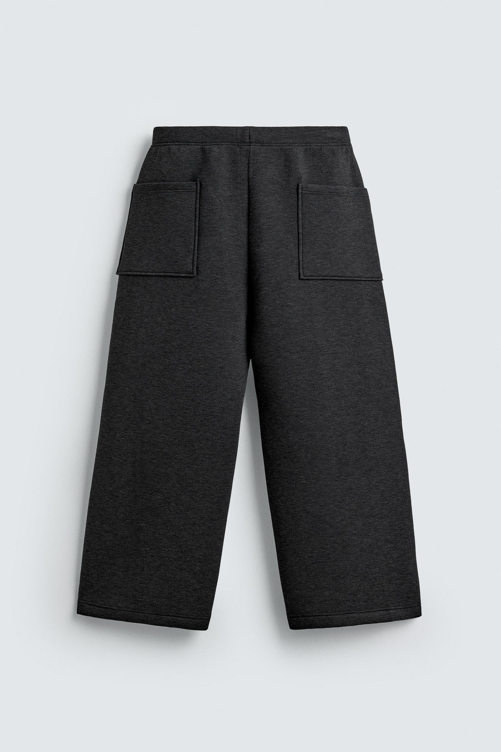 NEOPRENE-EFFECT WIDE-LEG TROUSERS - Zara фото 16