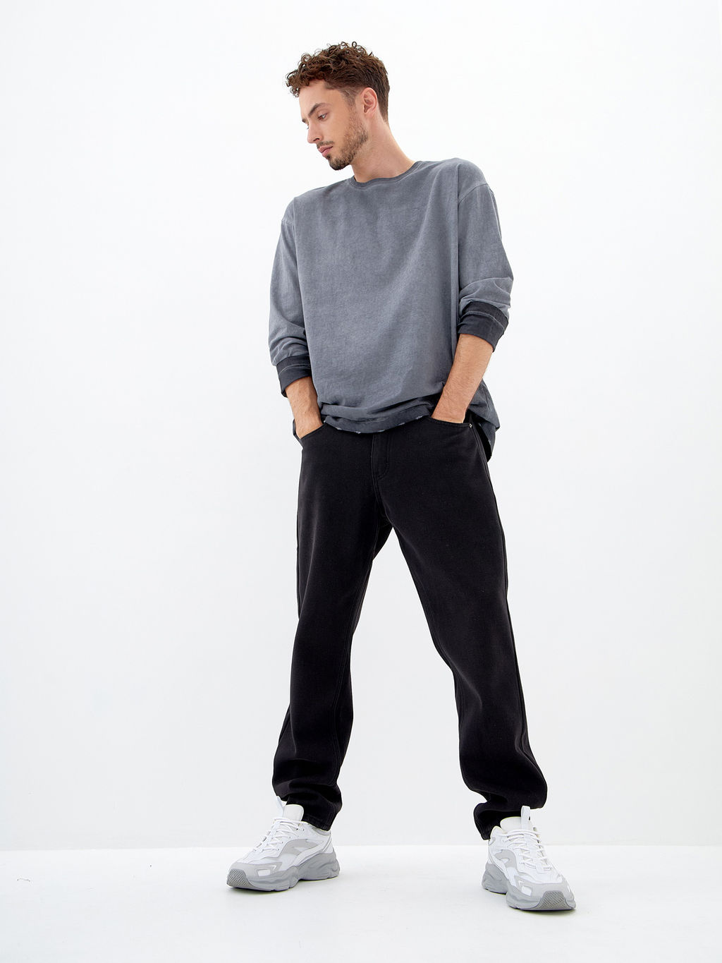 Утепленные Мужские джинсы TAPER-SLIM - Mossmore фото 11