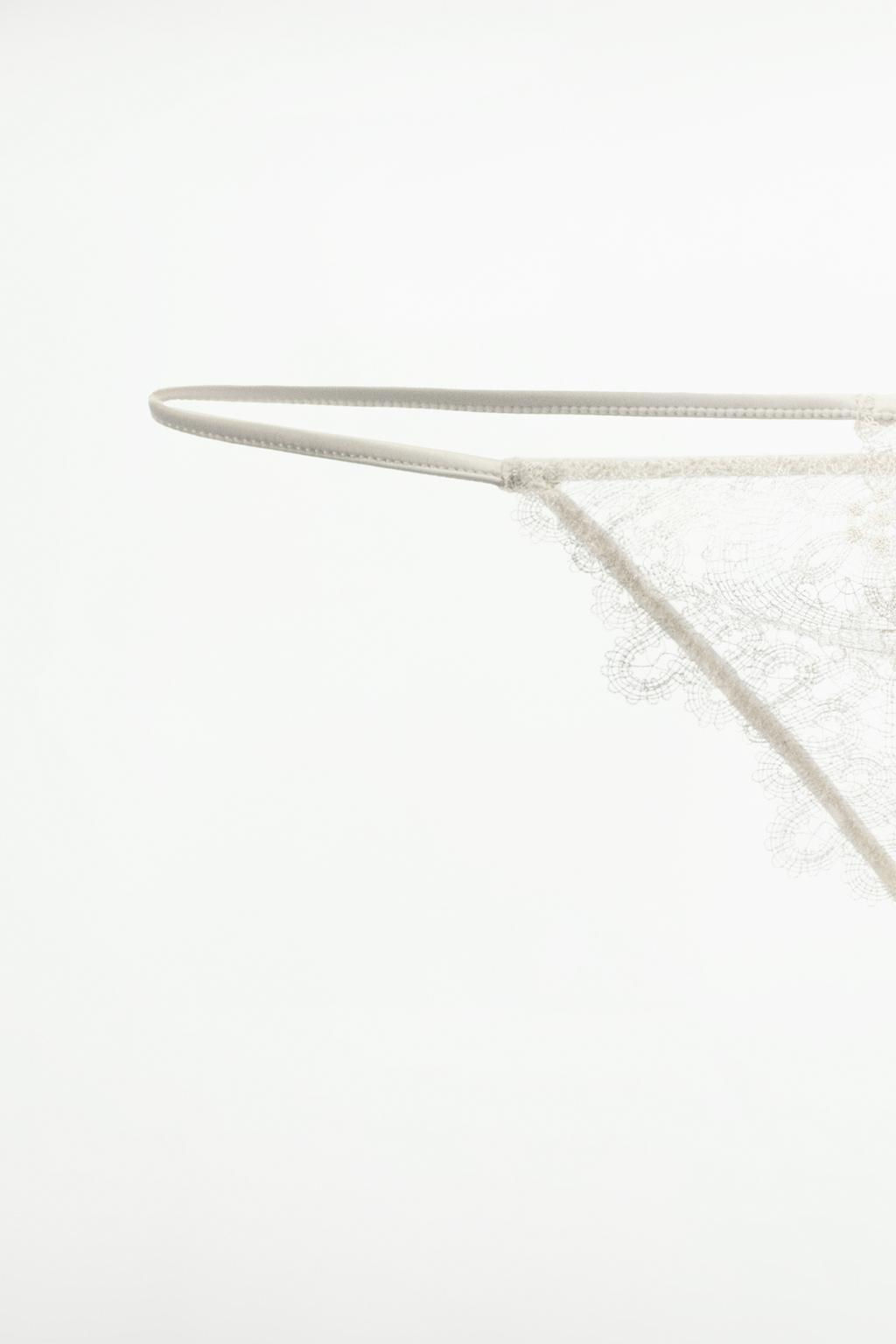 LACE THONG - Zara фото 5