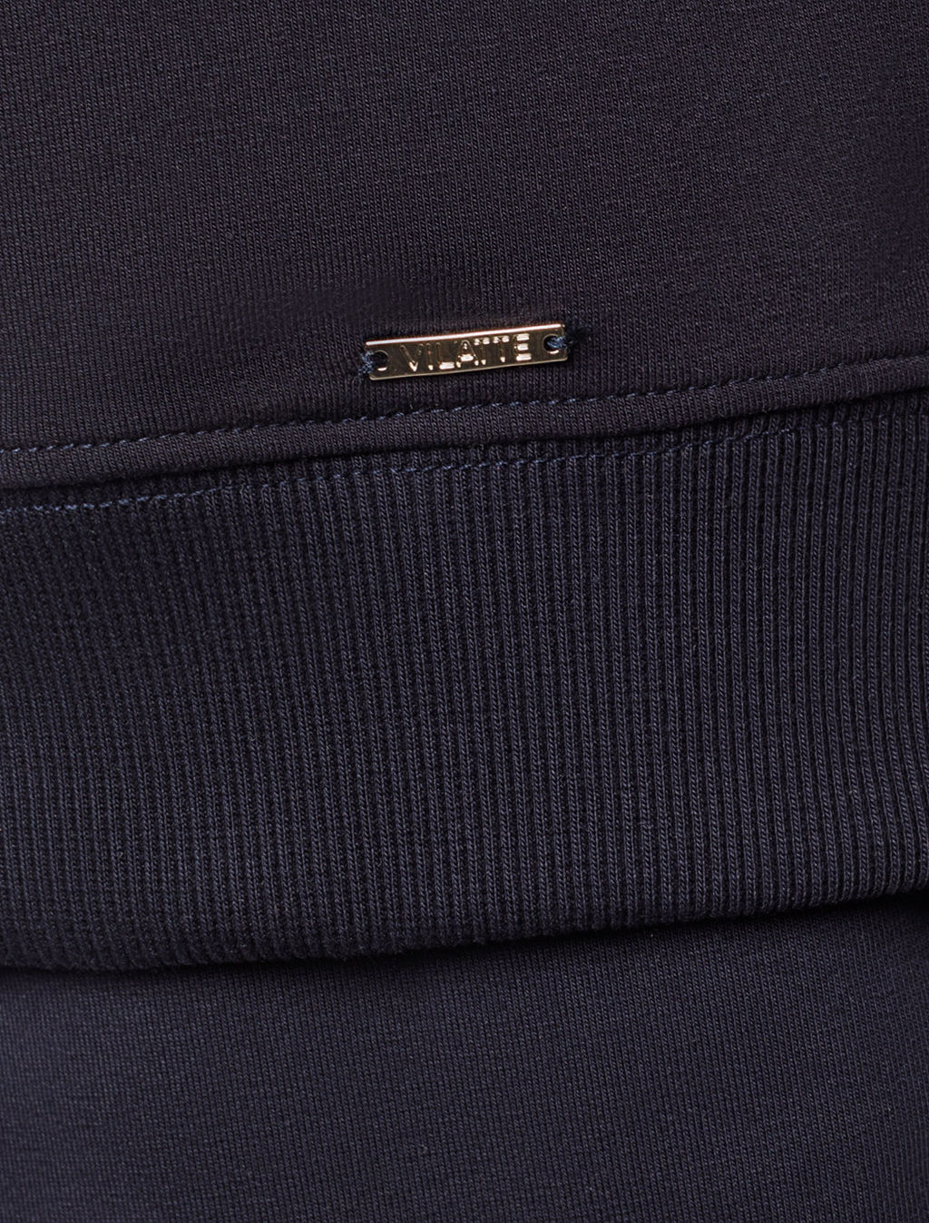 Футболка из футера двухнитки с эластаном VILATTE