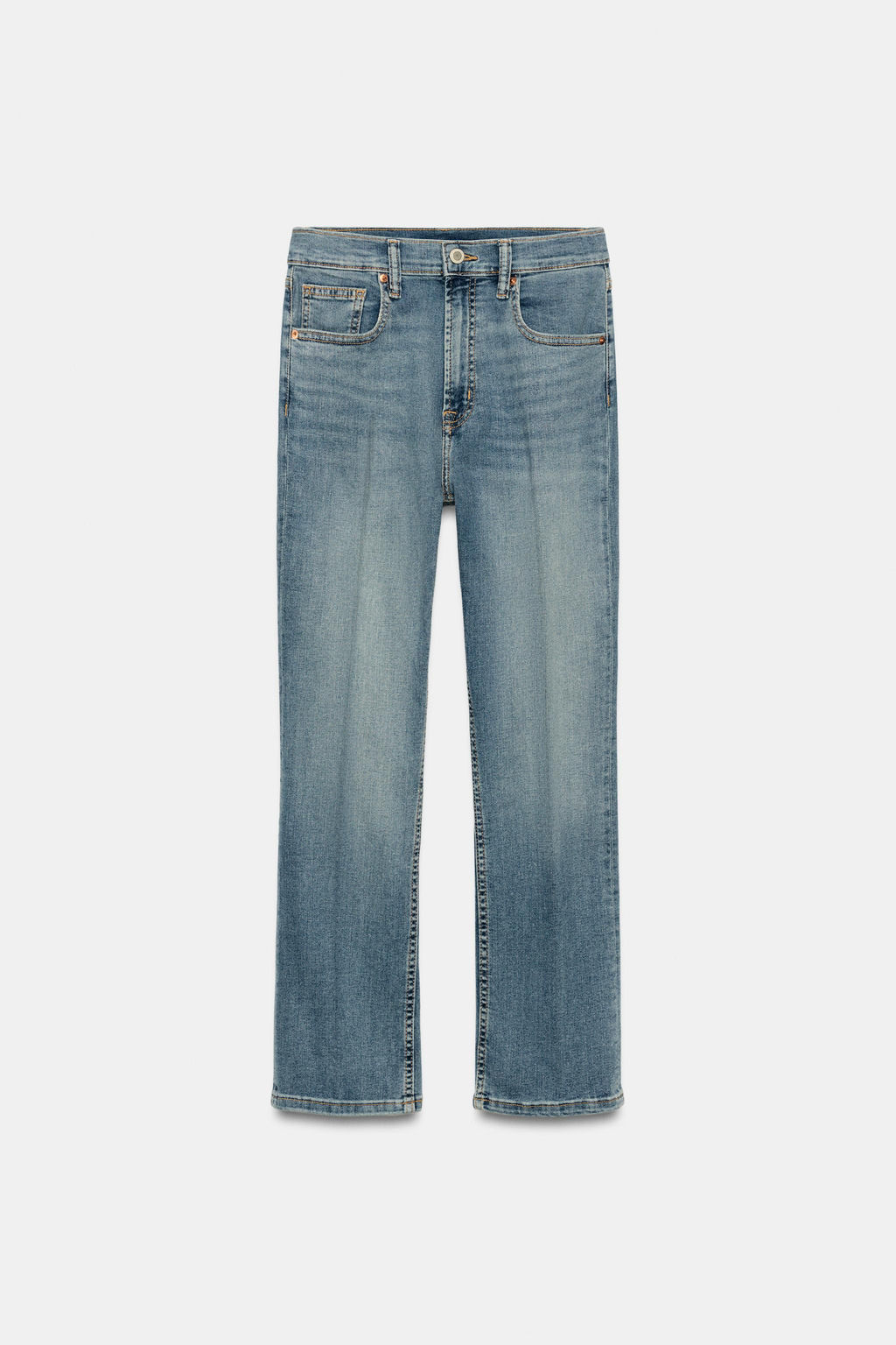 JEANS ZW COLLECTION BOOTCUT TIRO MEDIO / Azul - Zara фото 6