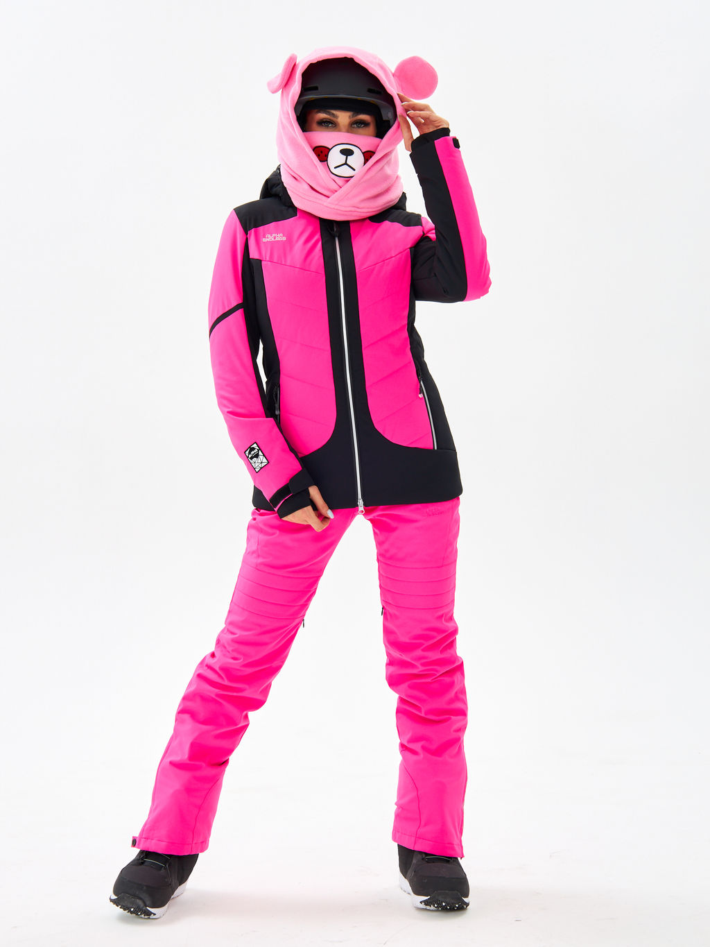 Женская горнолыжная / сноубордическая мембранная куртка Alpha Endless Peak Tech_3 Фуксия  фото 16