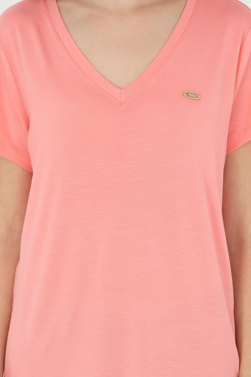 Женская неоново-розовая базовая футболка Неожиданная скидка в корзине - U.s. polo assn фото 6