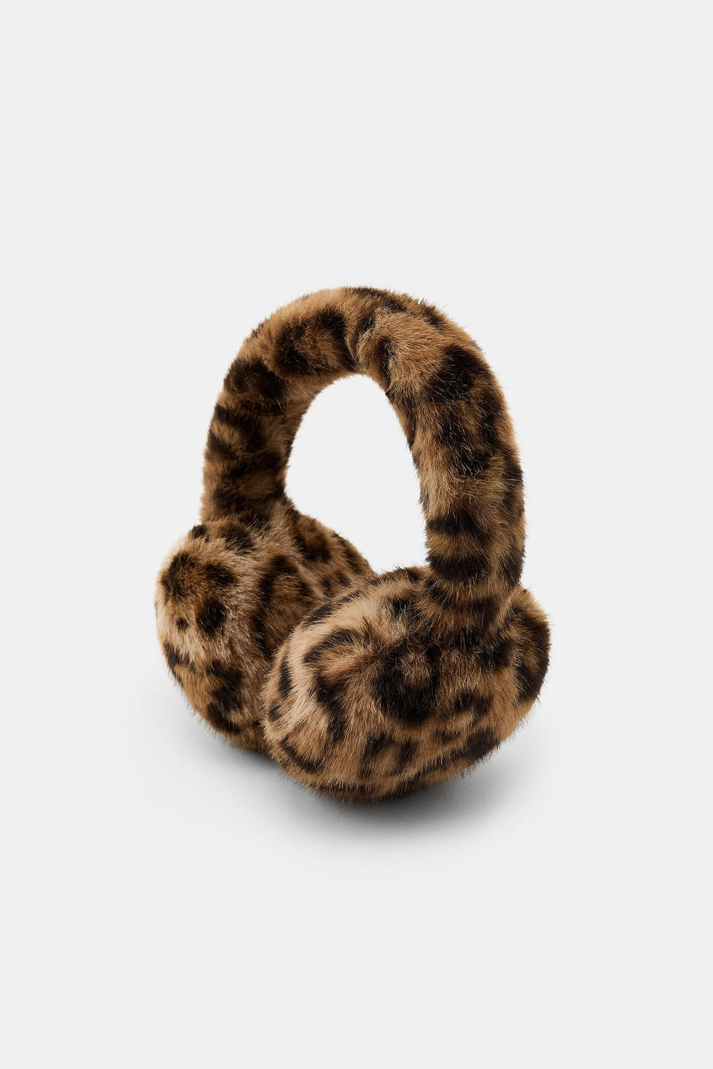 ANIMAL PRINT FAUX FUR EARMUFFS - Zara фото 4