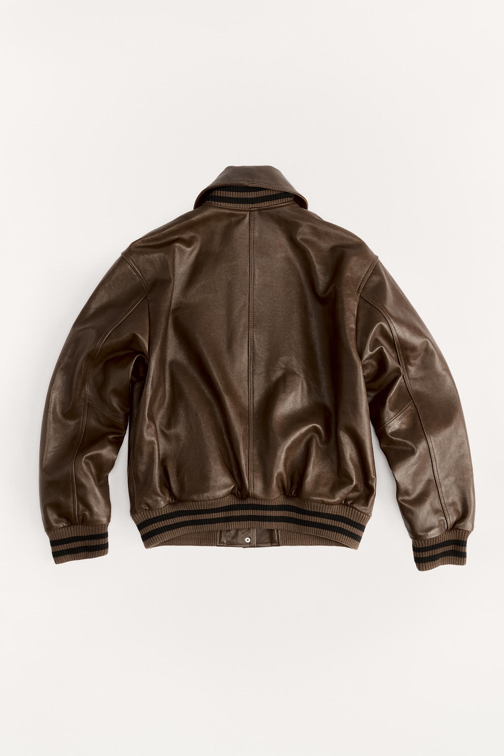 VARSITY 50TH ANNIVERSARY LEATHER BOMBER JACKET - Zara фото 3