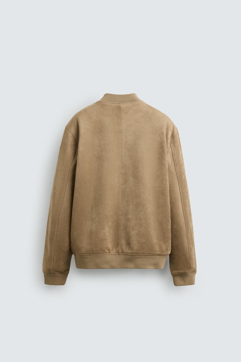 FAUX SUEDE BOMBER JACKET - Zara фото 8